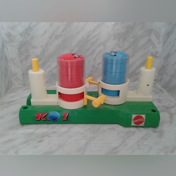 Mattel K.O! Game Vintage 1988 Fighting Action Thumb War Board Battle KO Japan - Picture 5 of 5